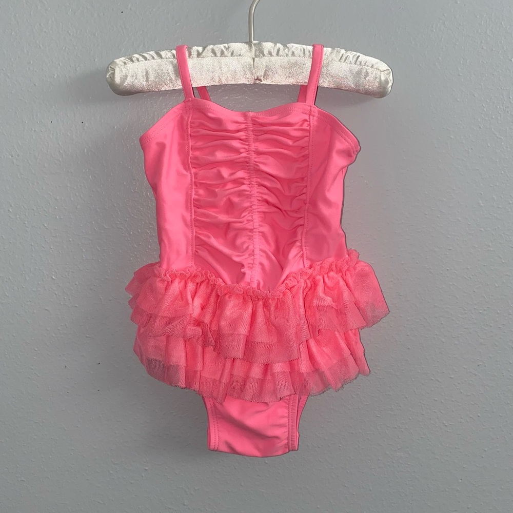 🤩4/$15🥳 
pink one piece tutu swimsuit